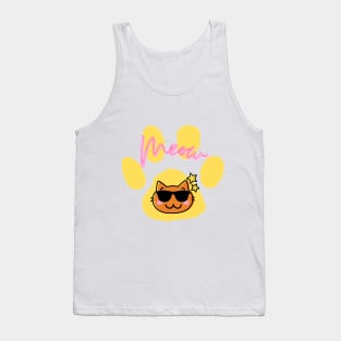 Cool sunglasses cat Tank Top